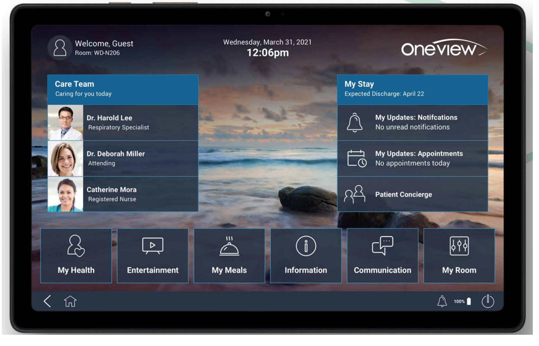 Oneview Healthcare’s world first cloud-based care experience - Stuart ...