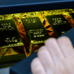 Gold bars in safe