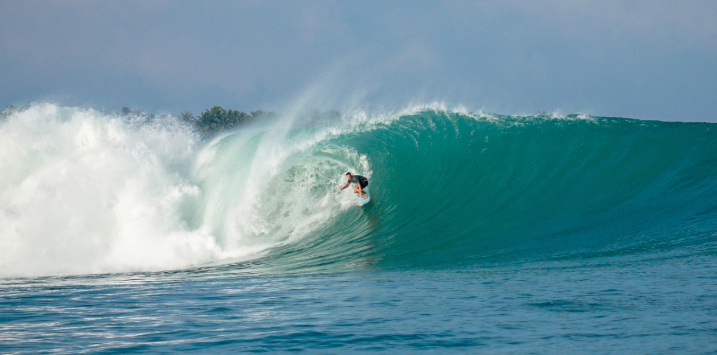 Riding wave
